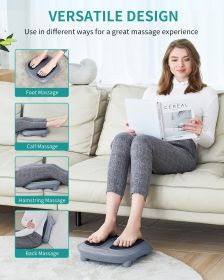 Foot Massager with Heat, Heated Foot Massager for Plantar Fasciitis, Pain Relief and Circulation, Shiatus Electric Under Desk Feet Massager Machi